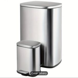 Stainless Steel Trash Can Set